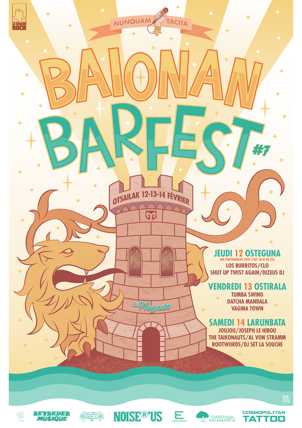 Baionan Bar Fest Music Festival Poster Design