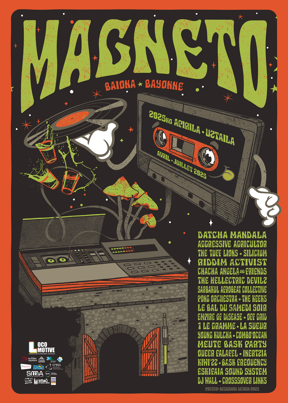 Le Magnéto Music Gig Poster Design