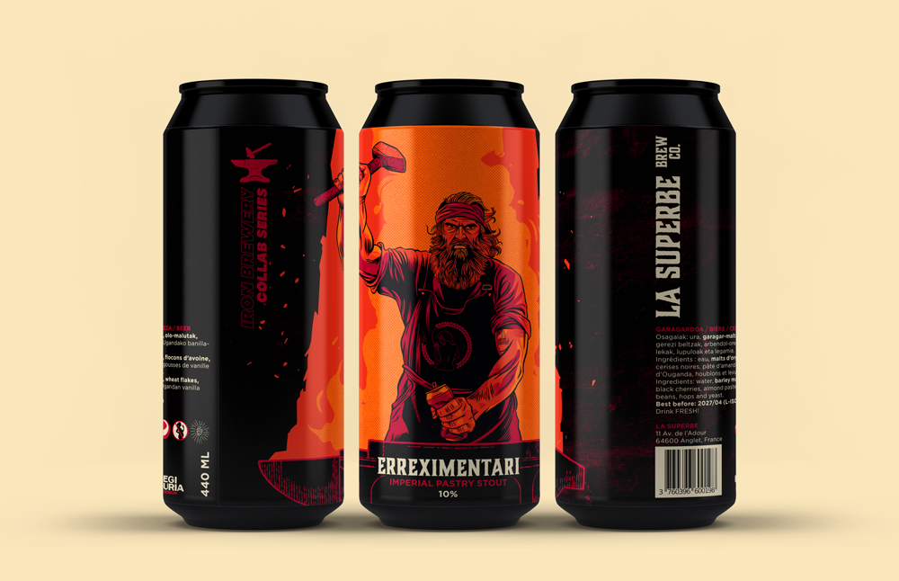 La Superbe Beer Label