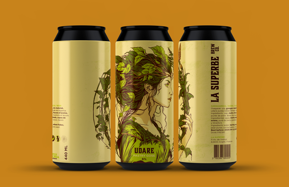 La Superbe Beer Label