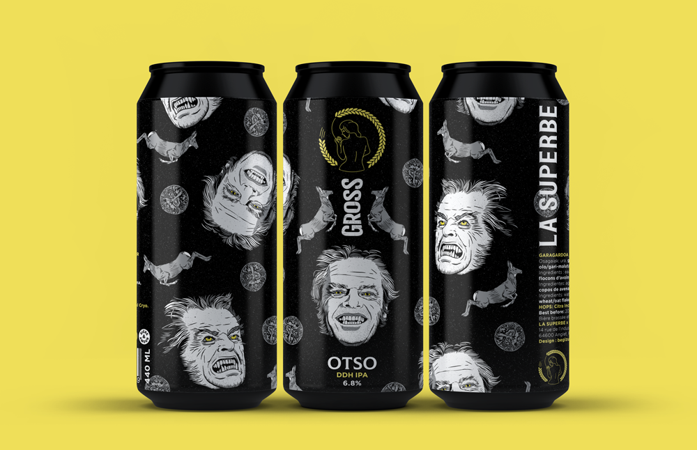 La Superbe x Gross Brewing Beer Label