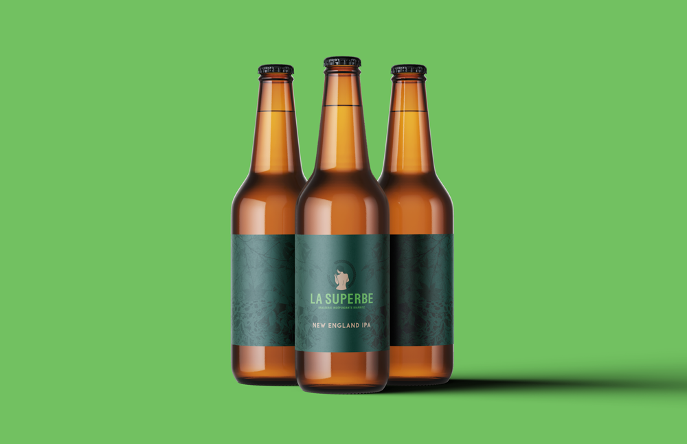 La Superbe Beer Label