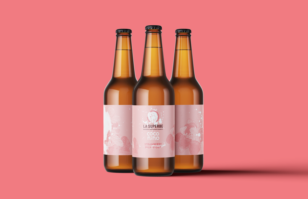 La Superbe Beer Label