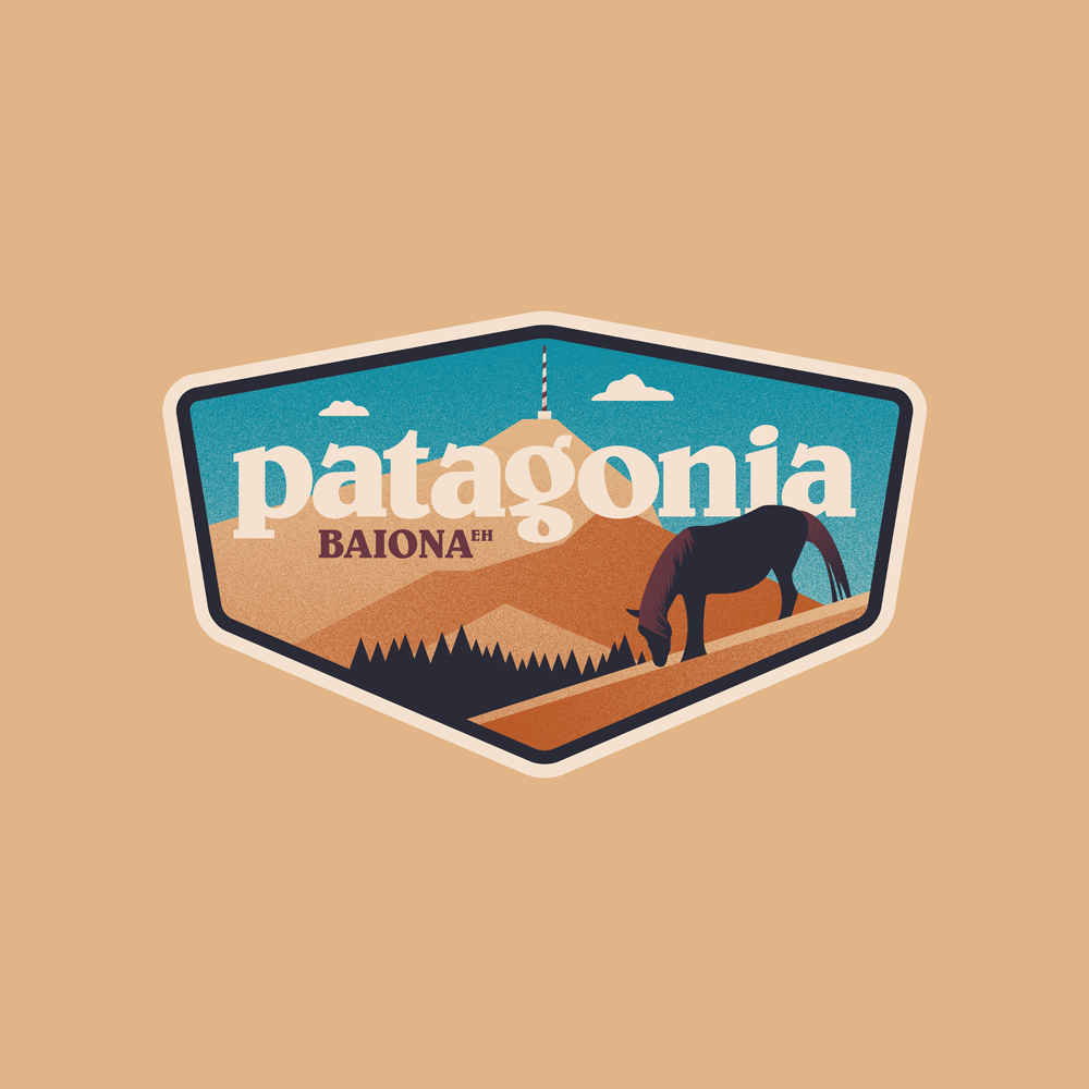 Patagonia Baiona Badge Design