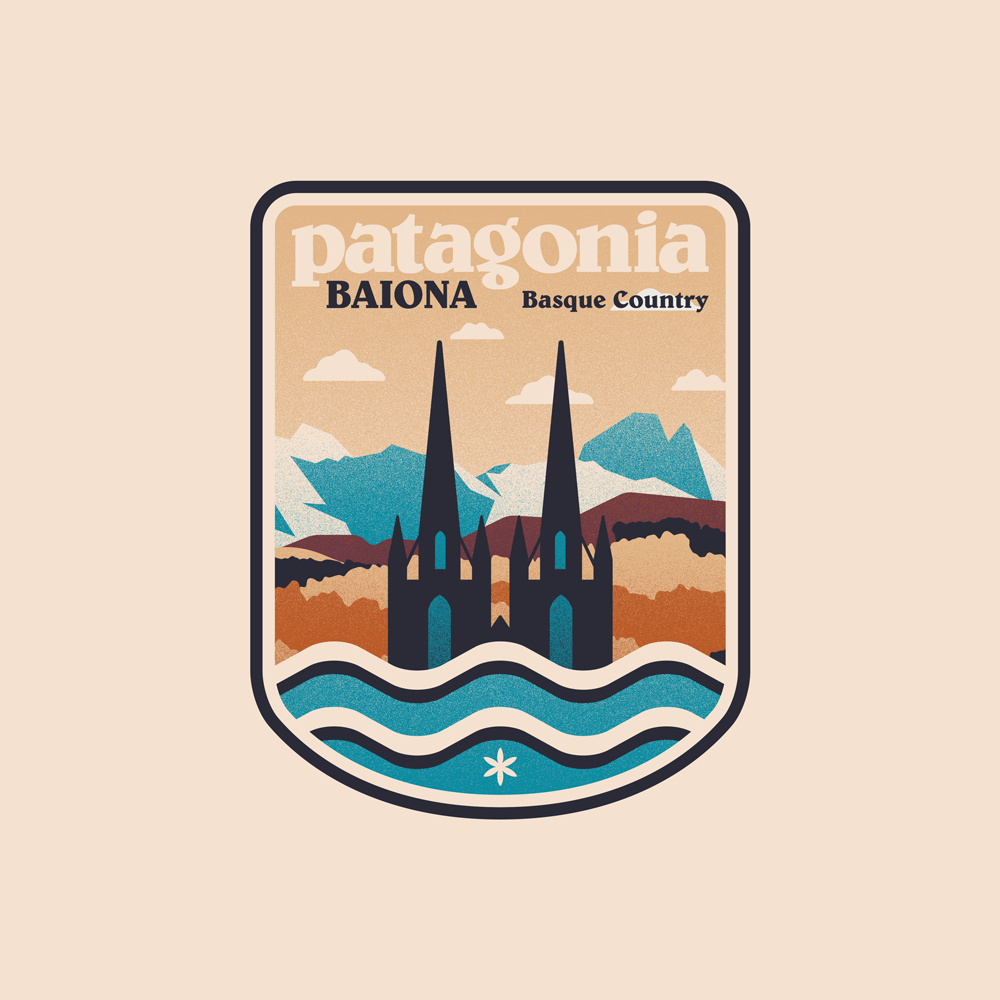 Patagonia Baiona Badge Design