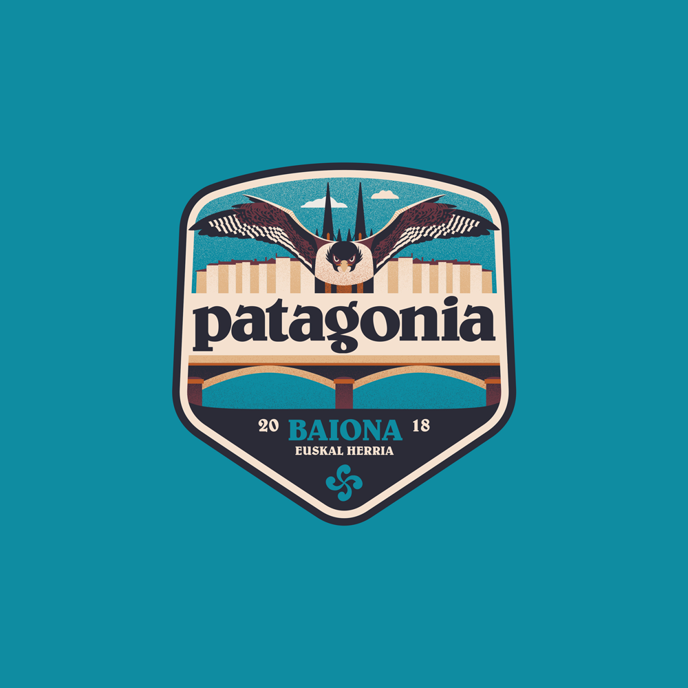 Patagonia Baiona Badge Design