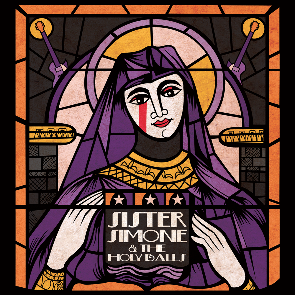 Sister Simone Holy Balls Cover Artwork Design