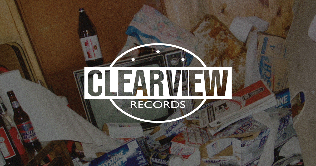 Artworks and merchandising design for Clearview Records by Begizuria Design