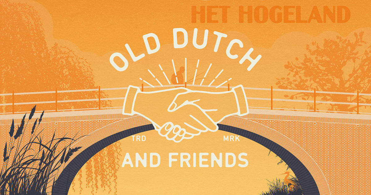 Poster and merchandising design for Old Dutch Leatherworks by Begizuria Design