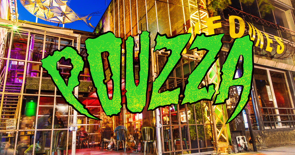 Poster and merchandising design for Pouzza Fest by Begizuria Design